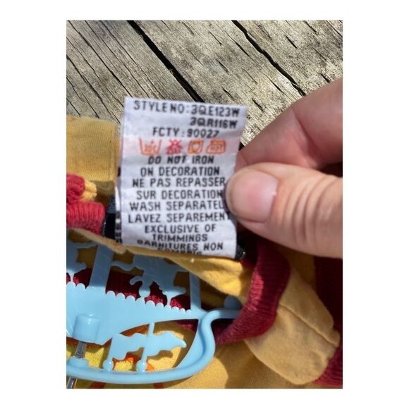 Generations Ombre Tie Dye Romper Duck Patch 18 month - Picture 6 of 7